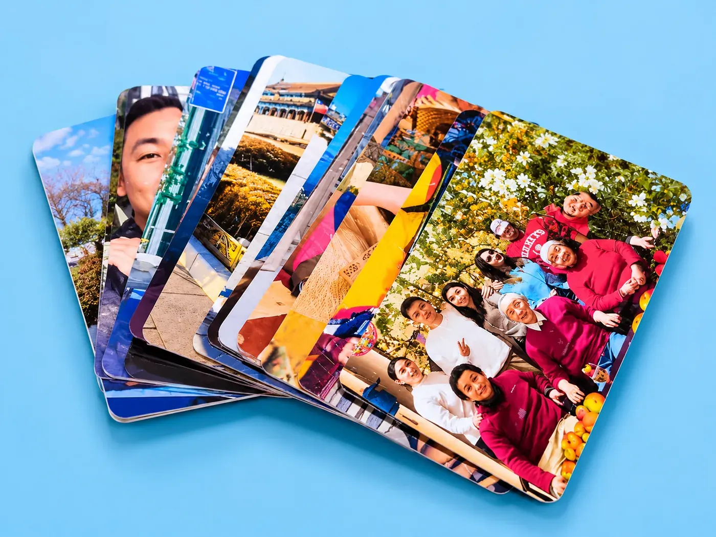 Photocards impresas